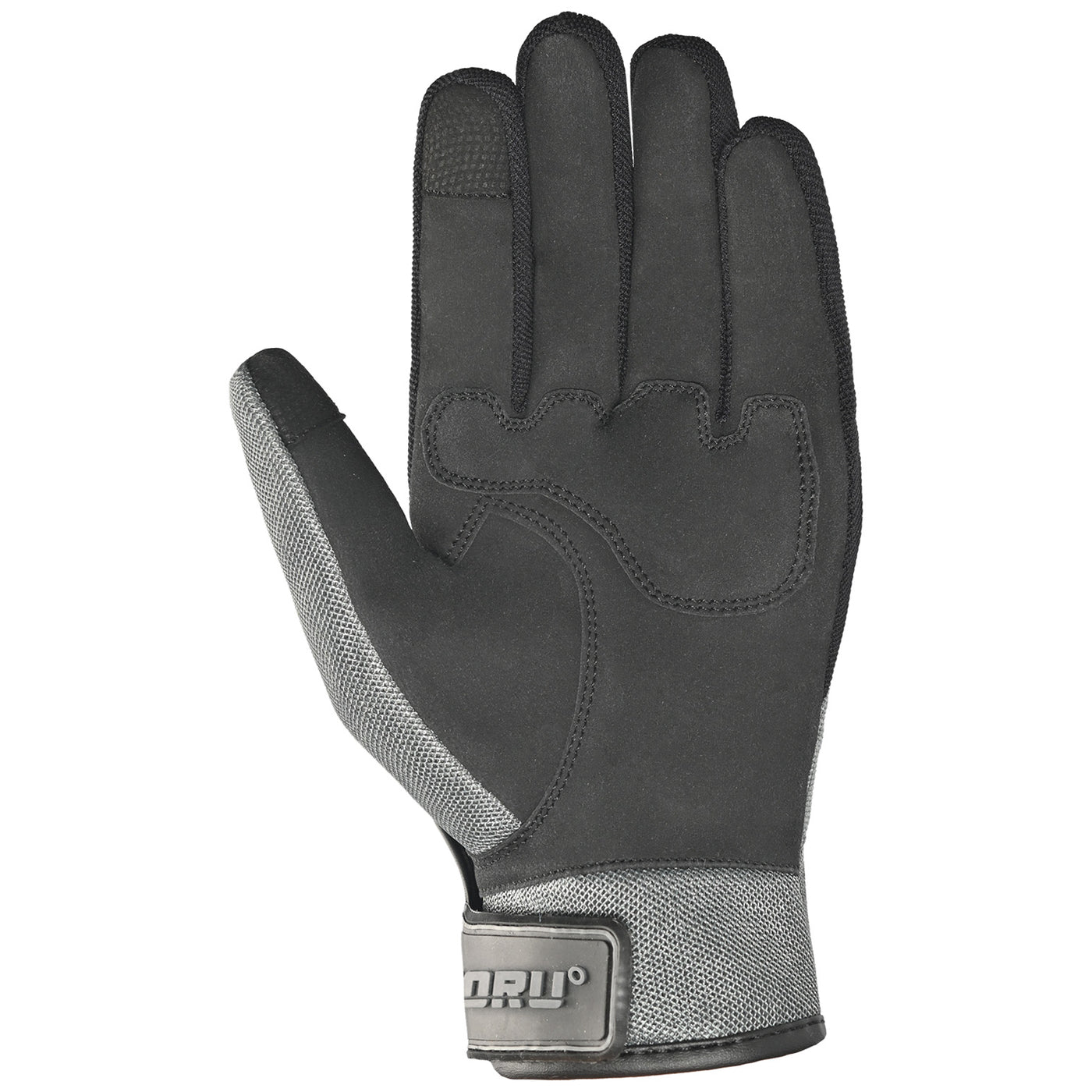 Noru Hakken Adventure Gloves Grey - Palm View