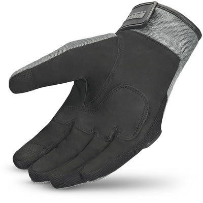 Noru Hakken Adventure Gloves Grey - Palm Side View