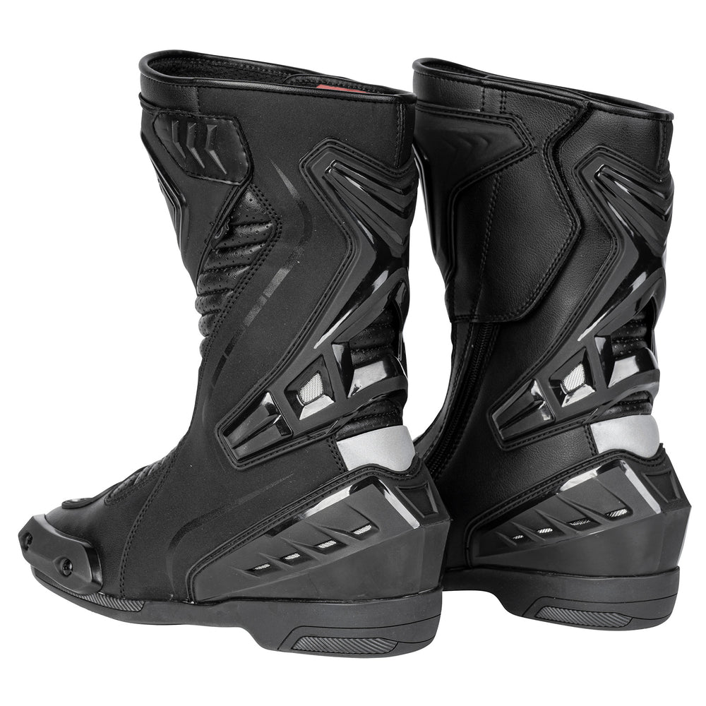 Noru Hakone Boots Black - Rear Side View of Pair