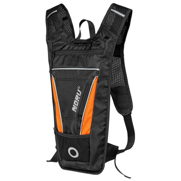 Noru Hidaka Hydropack Black/Orange - Front Side View