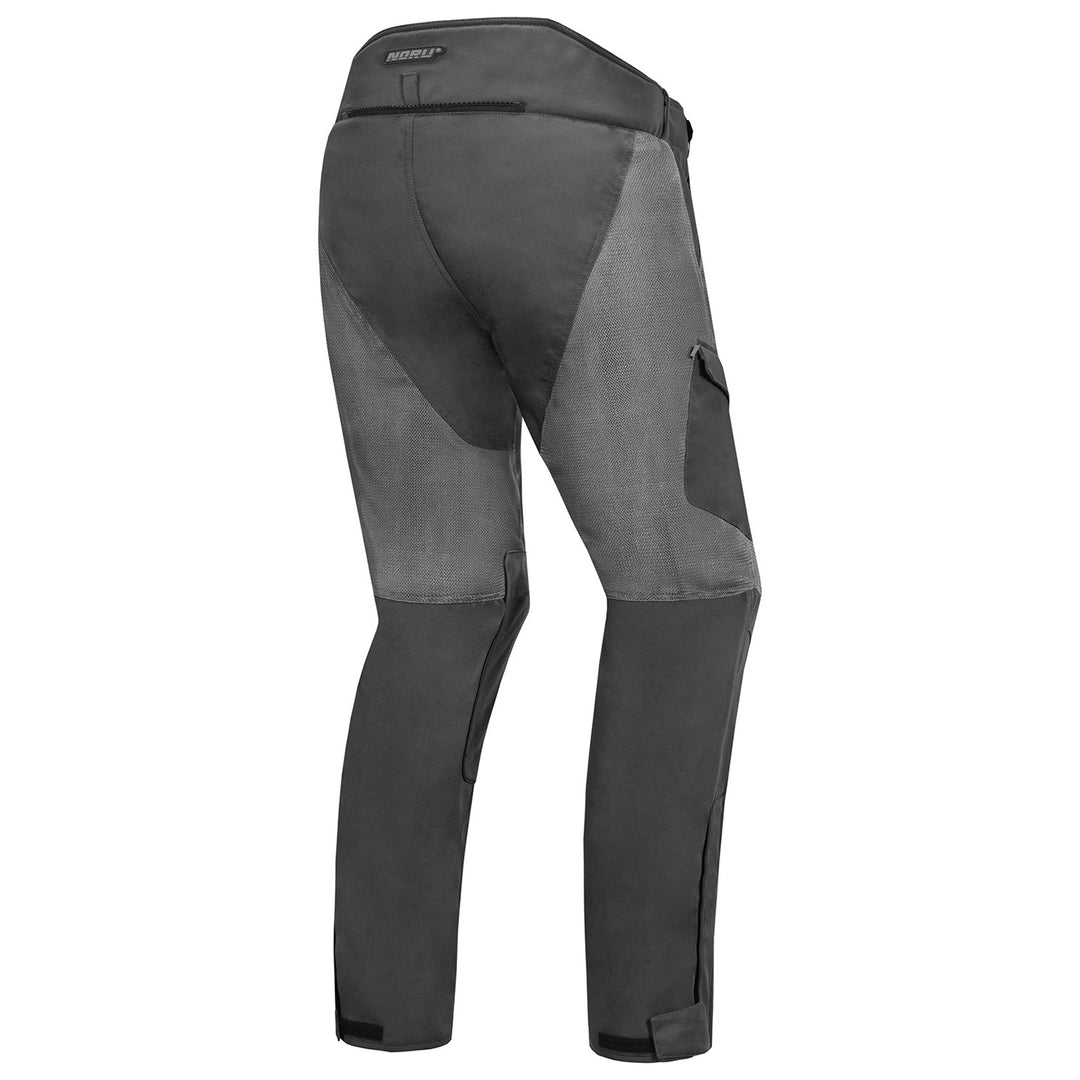 Noru Hakken Adventure Mesh Pants Grey - Rear View