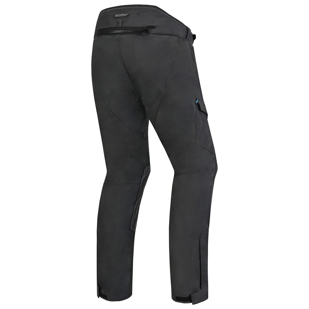 Noru Hakken Adventure Waterproof Pants Black - Rear View