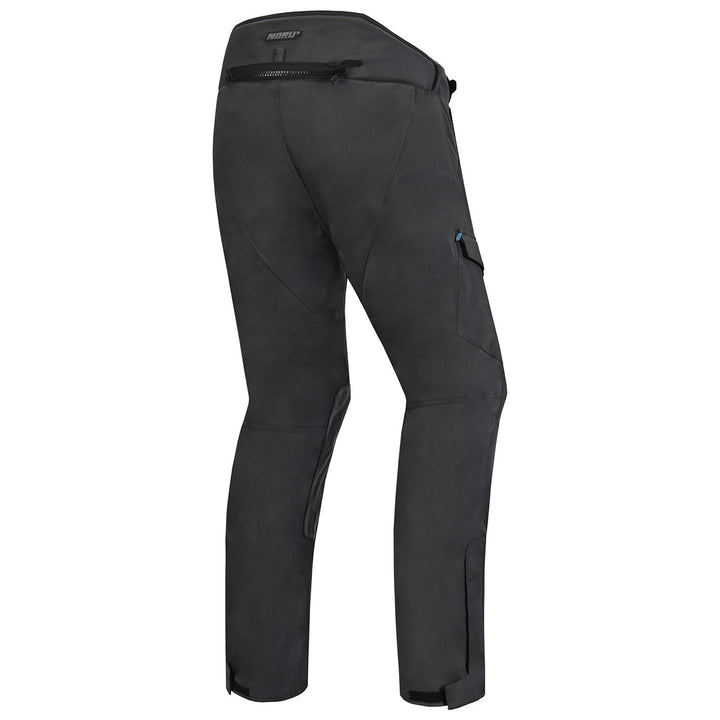 Noru Hakken Adventure Waterproof Pants Black - Rear View