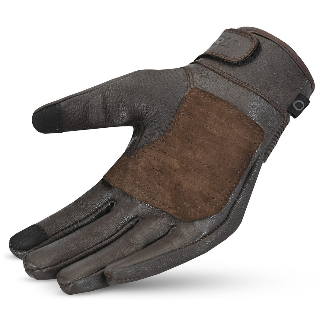 Noru Hoshi Gloves Brown - Angled Palm View