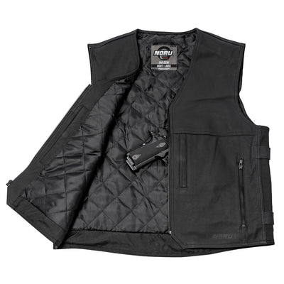 Noru Ika CCW Leather Vest