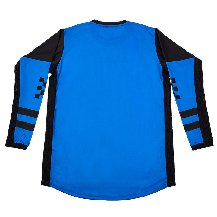 Noru Off-Road JMX Vented Jersey Blue/Black - Rear View
