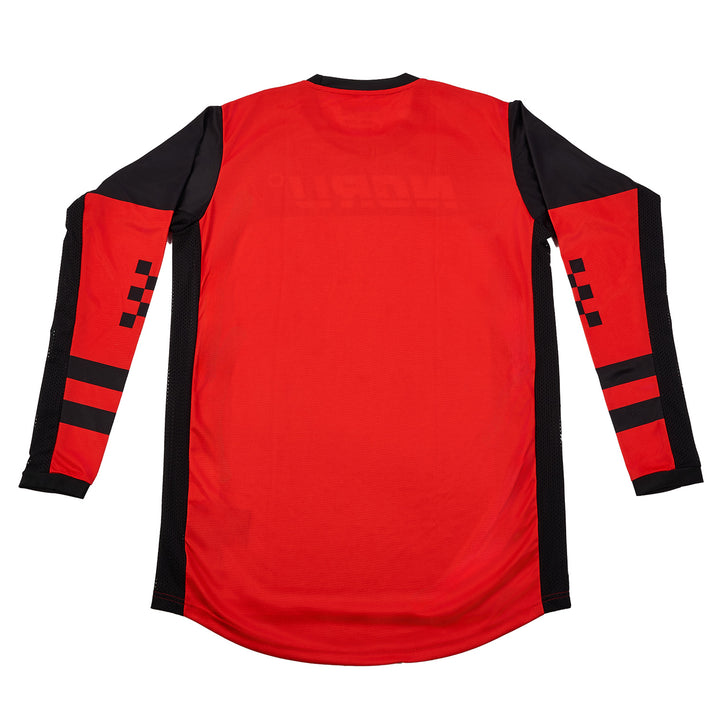 Noru Off-Road JMX Vented Jersey Red/Black - Rear View