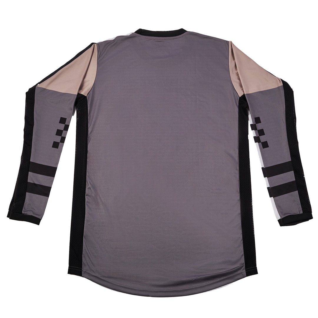 Noru Off-Road JMX Vented Jersey Sand/Grey - Rear View