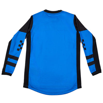 Noru Off-Road JMX Youth Vented Jersey Blue/Black - Rear View