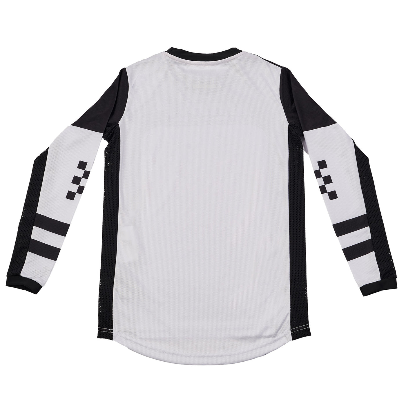 Noru Off-Road JMX Youth Vented Jersey White/Black - Rear View