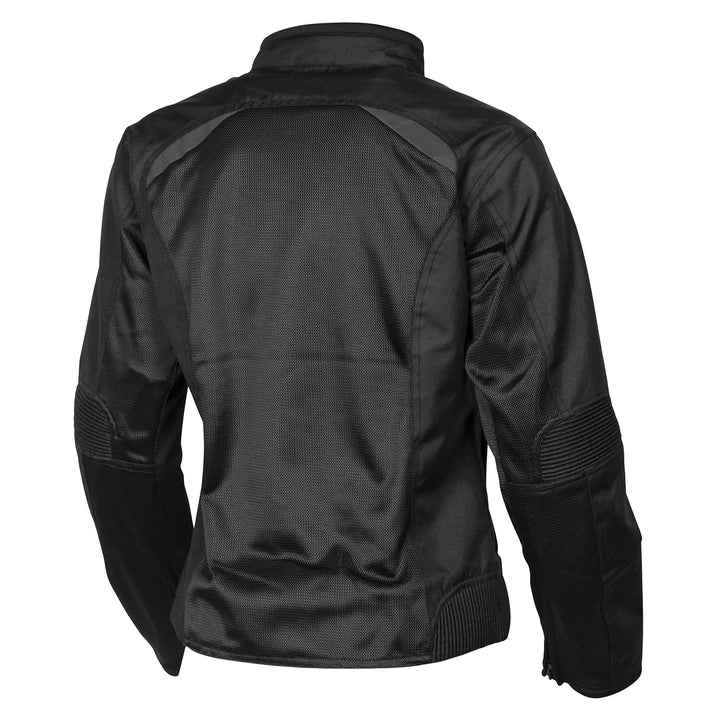Noru Women's Josei Mesh Jacket Black - Rear View