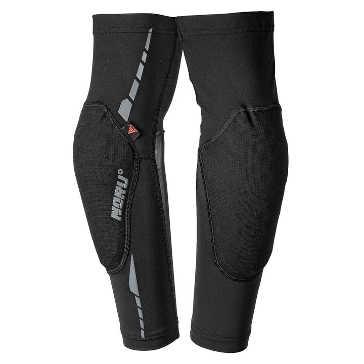 Noru Off-Road Mamoru Armanox Elbow Guards Black - Front Side and Side Views of Pair