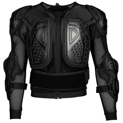 Noru Mamoru Moto Jacket Black - Front View