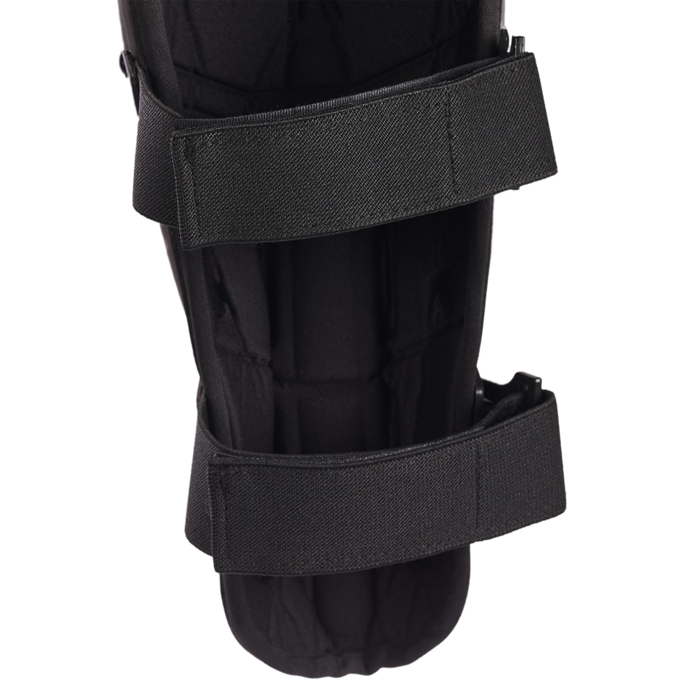 Noru Mamoru Pivoting Knee/Shin Guards - Close-Up Rear View of Shin Straps