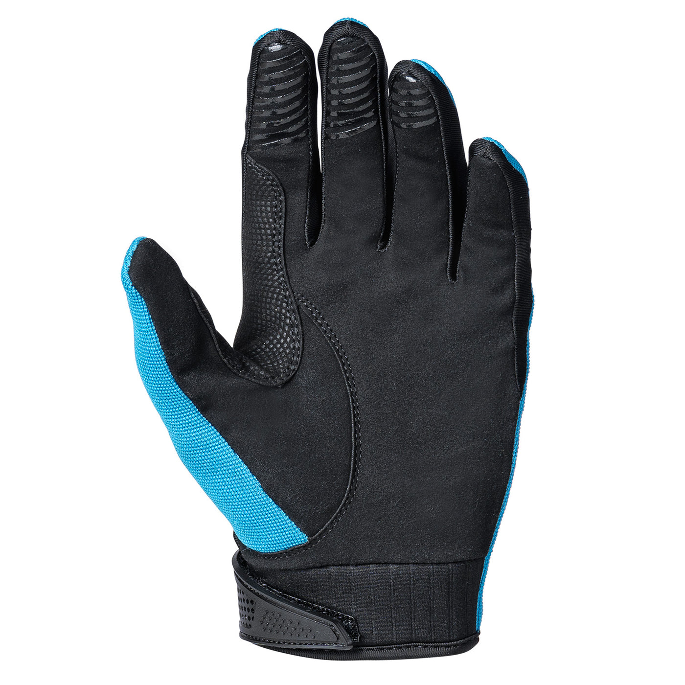 Noru Sugo Knuckle Armor Gloves Blue - Palm View