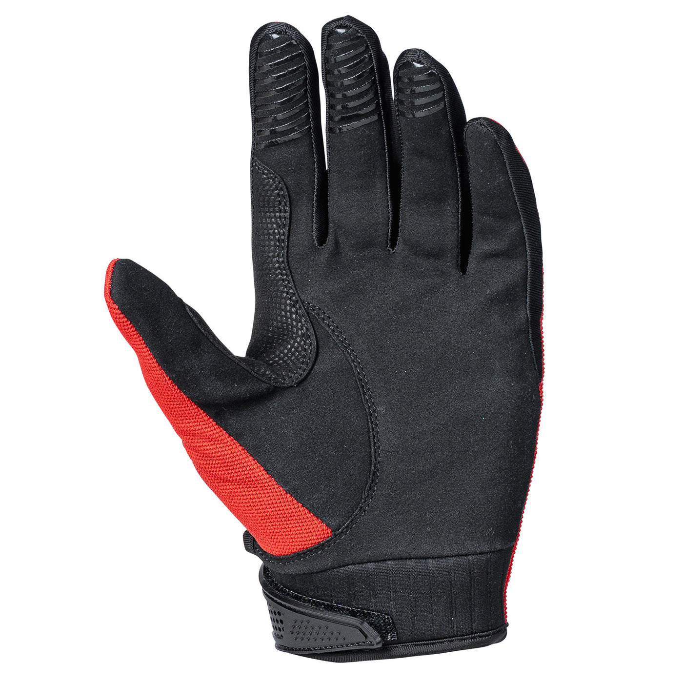 Noru Sugo Knuckle Armor Gloves Red - Palm View