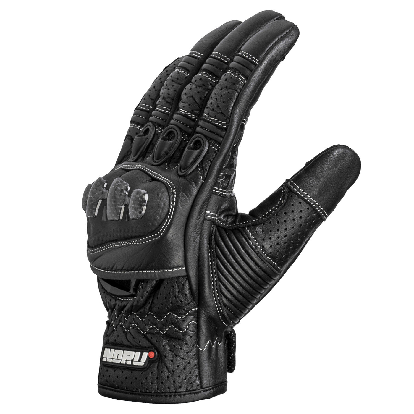 Noru Tekko Gloves Black - Side View