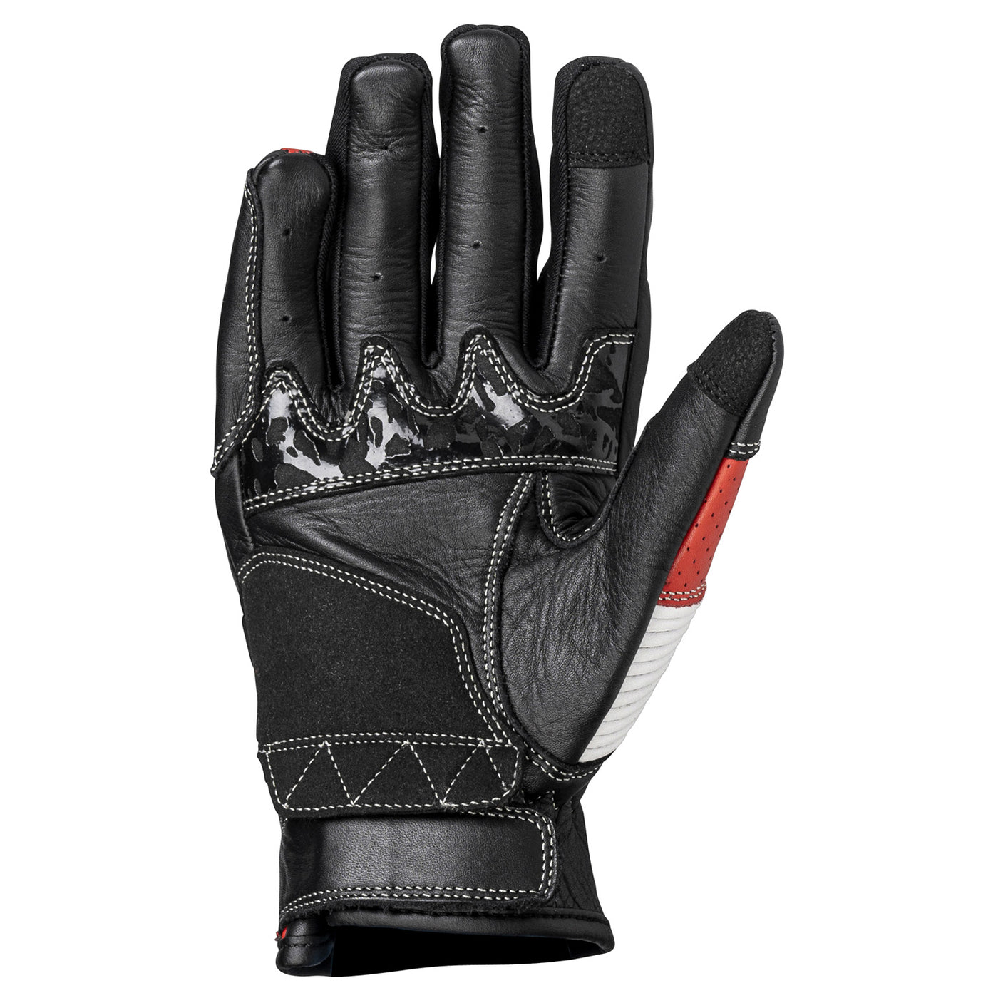 Noru Tekko Gloves Red/Black - Palm View