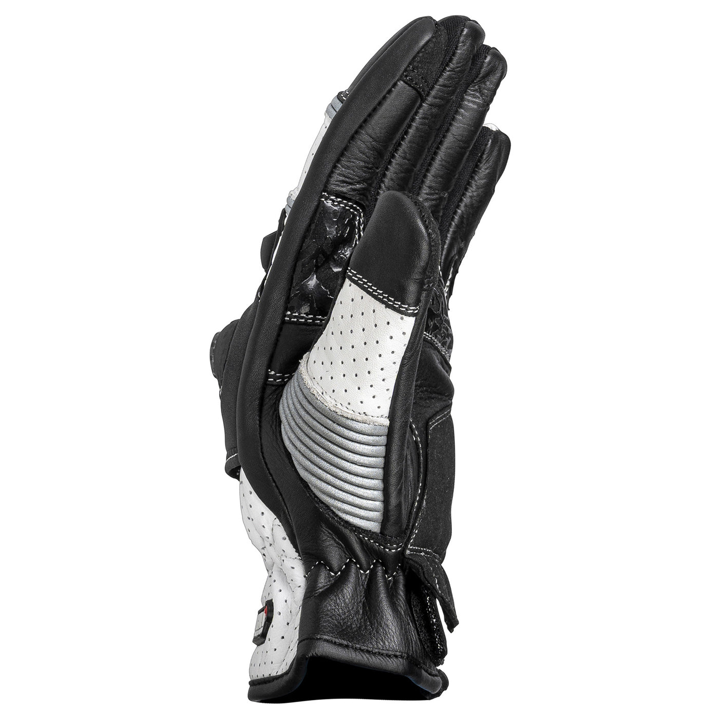 Noru Tekko Gloves White/Black - Side View