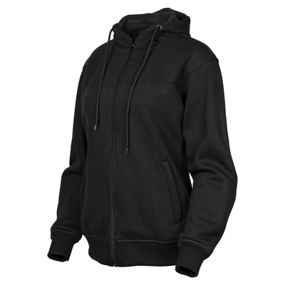 Noru Women's Hoodie Black - Front Side View