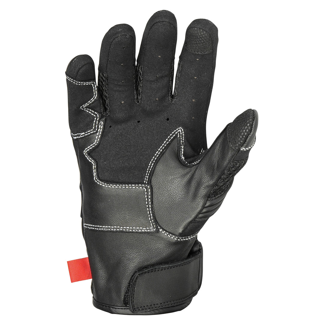 Noru Women's Kiryu Mesh Gloves Black - Palm View