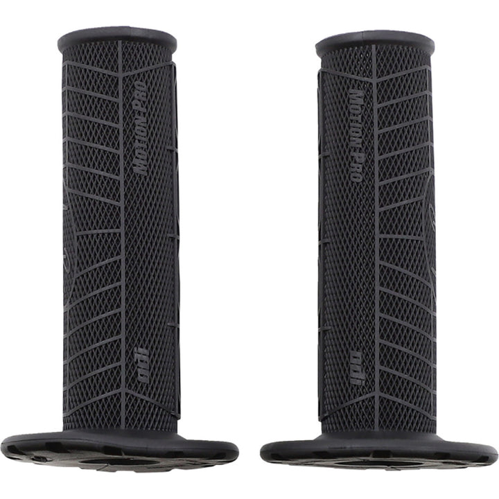 ODI DirtControl II Grips Black - Front View