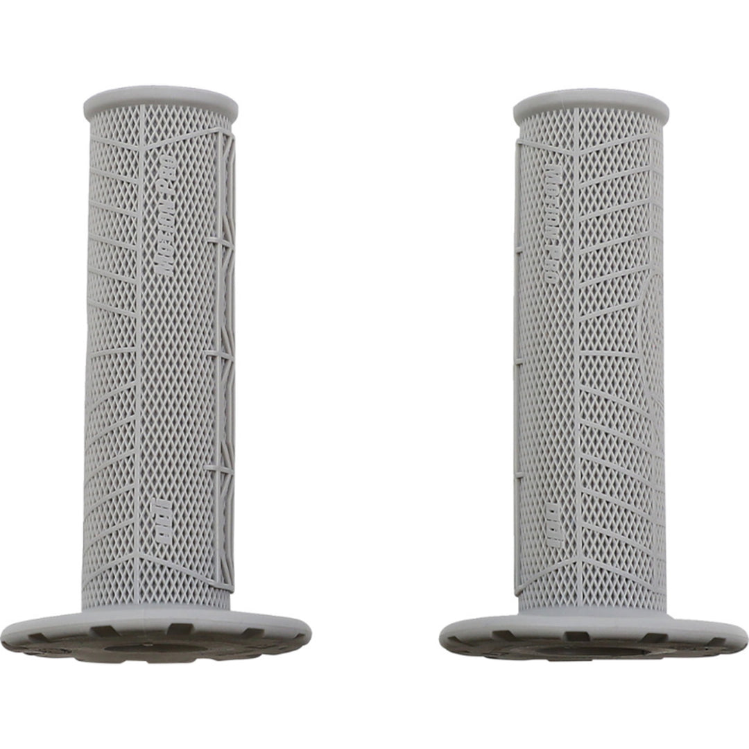 ODI DirtControl II Grips Gray - Front View