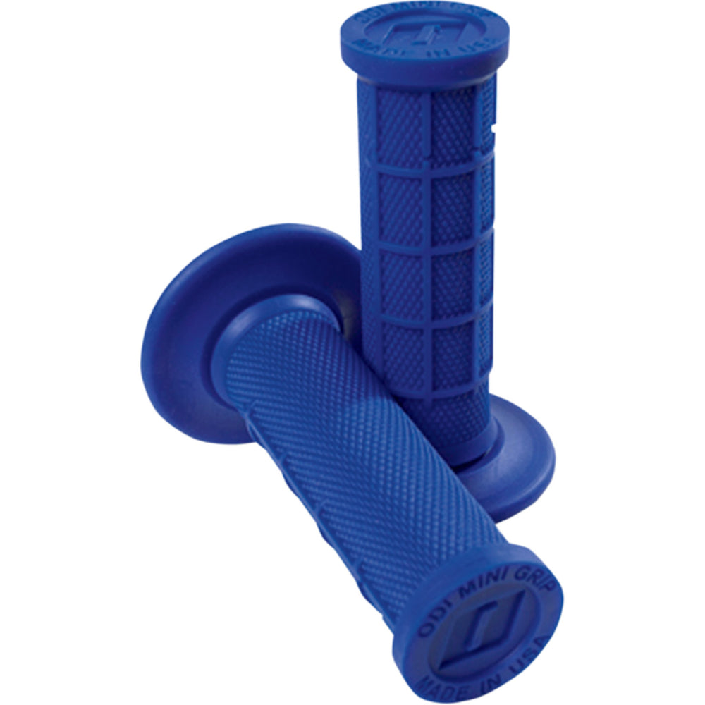 ODI Mini MX Grips Blue - Front View