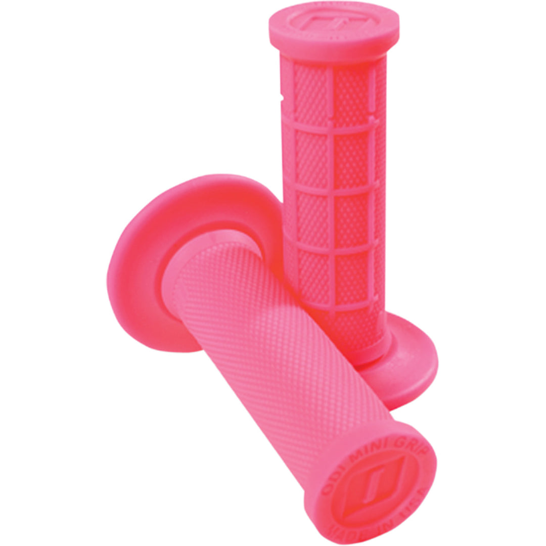 ODI Mini MX Grips Pink - Front View