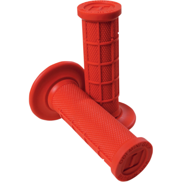 ODI Mini MX Grips Red - Front View