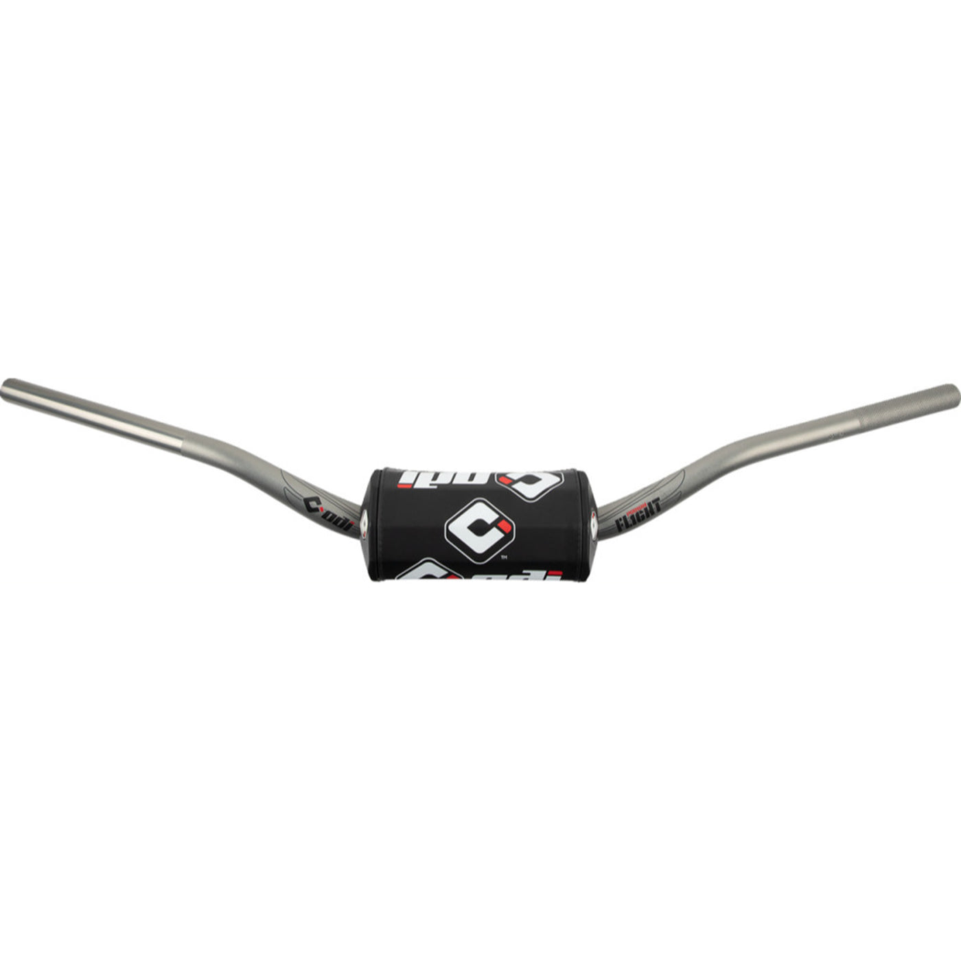 ODI Podium Flight Handlebars - Honda/Kawasaki Graphite - Front View