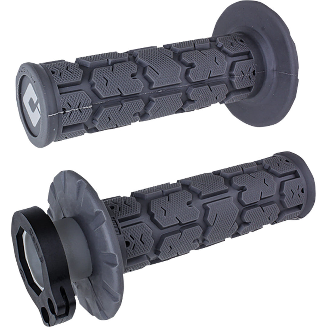 ODI V2 Rogue Lock-On Grips Graphite - Front View