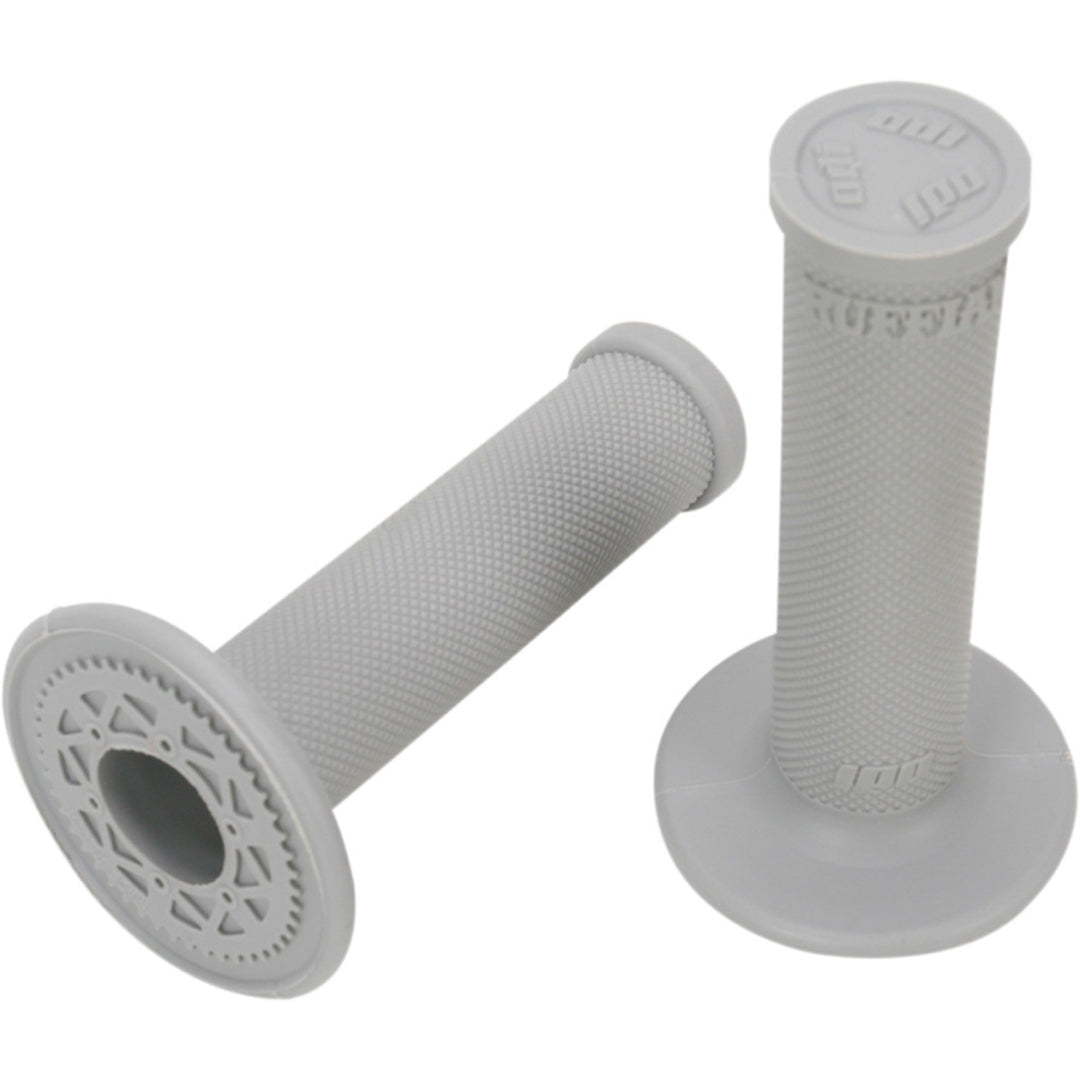 ODI Ruffian MX Single-Ply Grips - No Waffle Gray - Front View