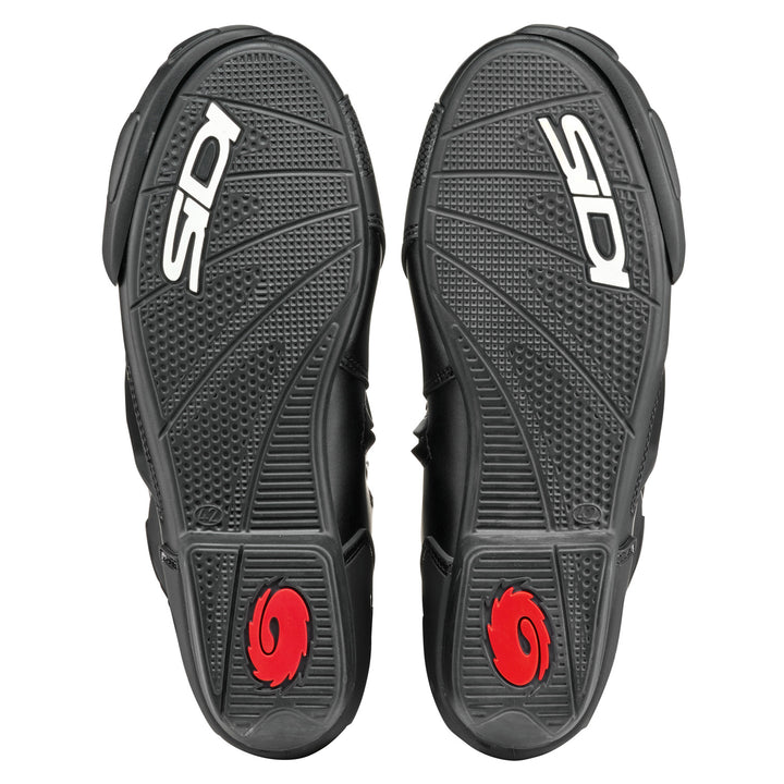 Sidi Performer Gore Boots Black/Black - Sole View of Pair