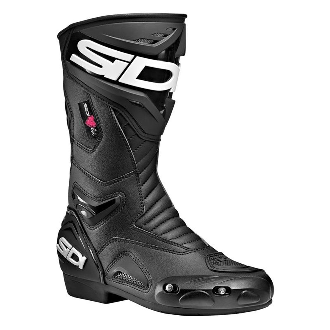 Sidi Performer LEI Boots Black/Black - Front Side View