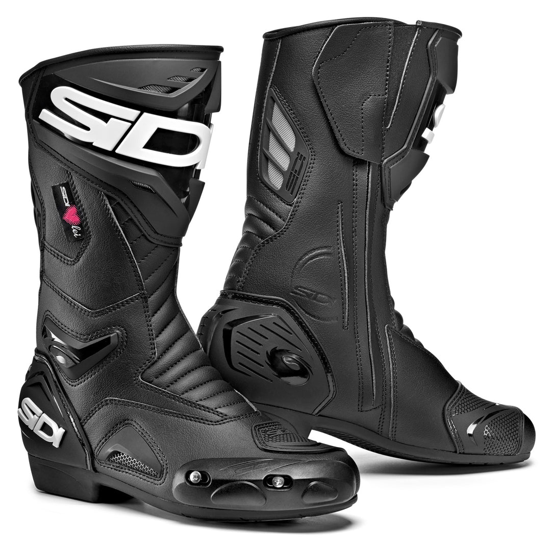 Sidi Performer LEI Boots Black/Black - Front Side View of Pair