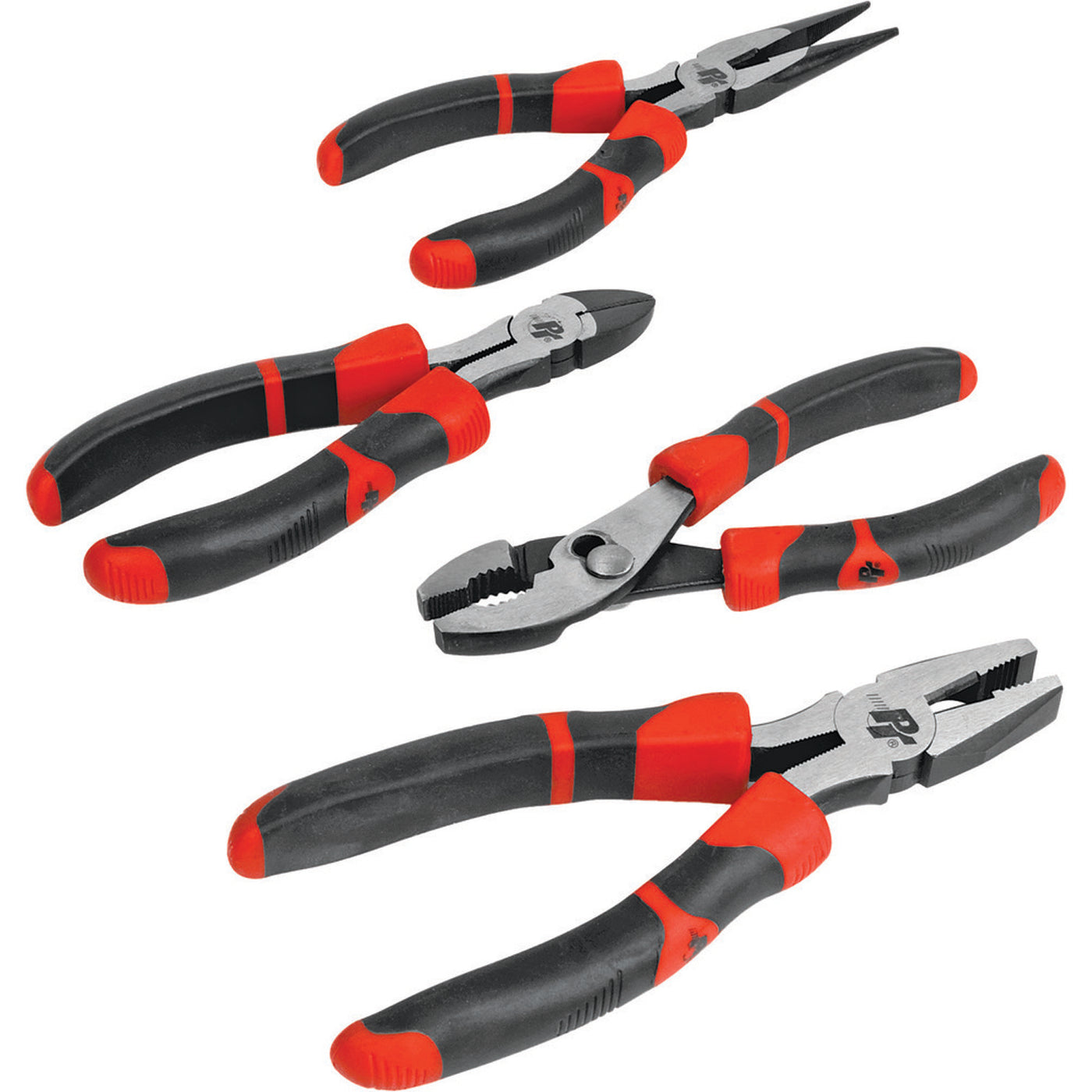 Performance Tool 4 Piece Pliers Set - Display View of Set