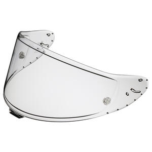 Shoei CWR-F2R Shields w/Tear Off Posts Clear - Front Side View