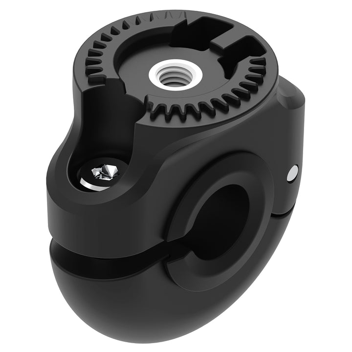 Quad Lock 360 Base - Bar Clamp SML - Angled Side View