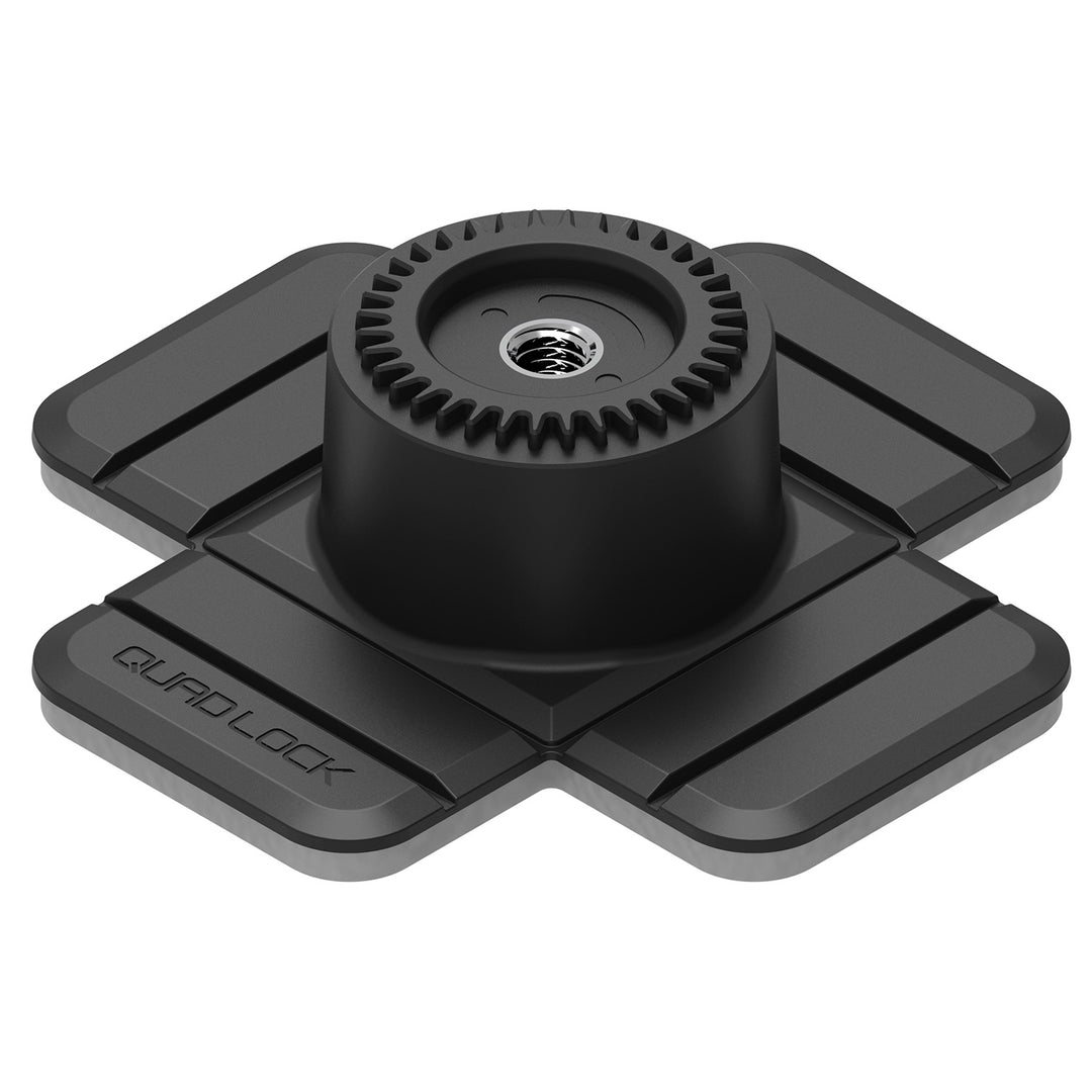 Quad Lock 360 Base - Flexible Adhesive - Angled Side View