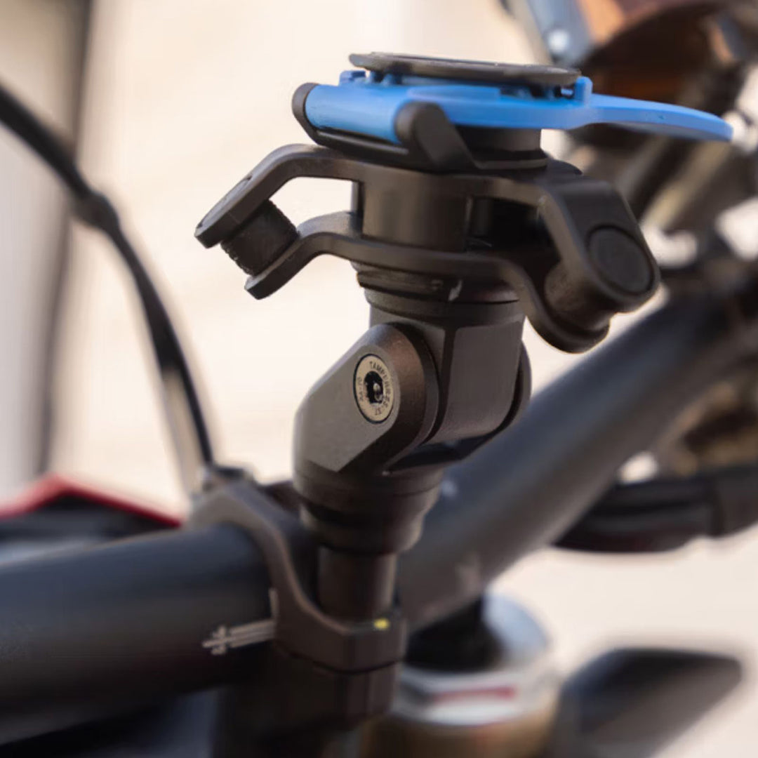 Quad Lock Anti-Theft Screw Kit - Lifestyle Close-Up of Screw Inserted to Mount Arm