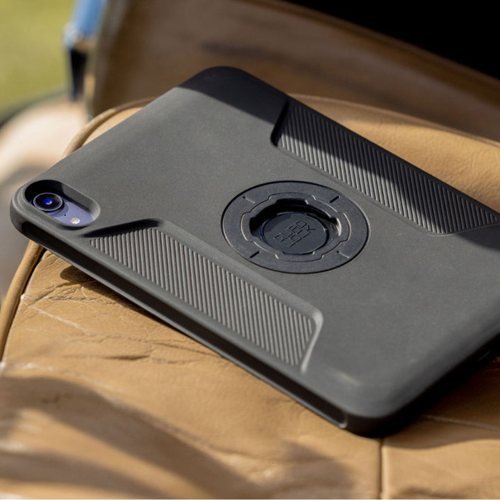 Quad Lock iPad Case - iPad Mini 6 MAG - Lifestyle Close-Up of iPad Set on Seat Cushion