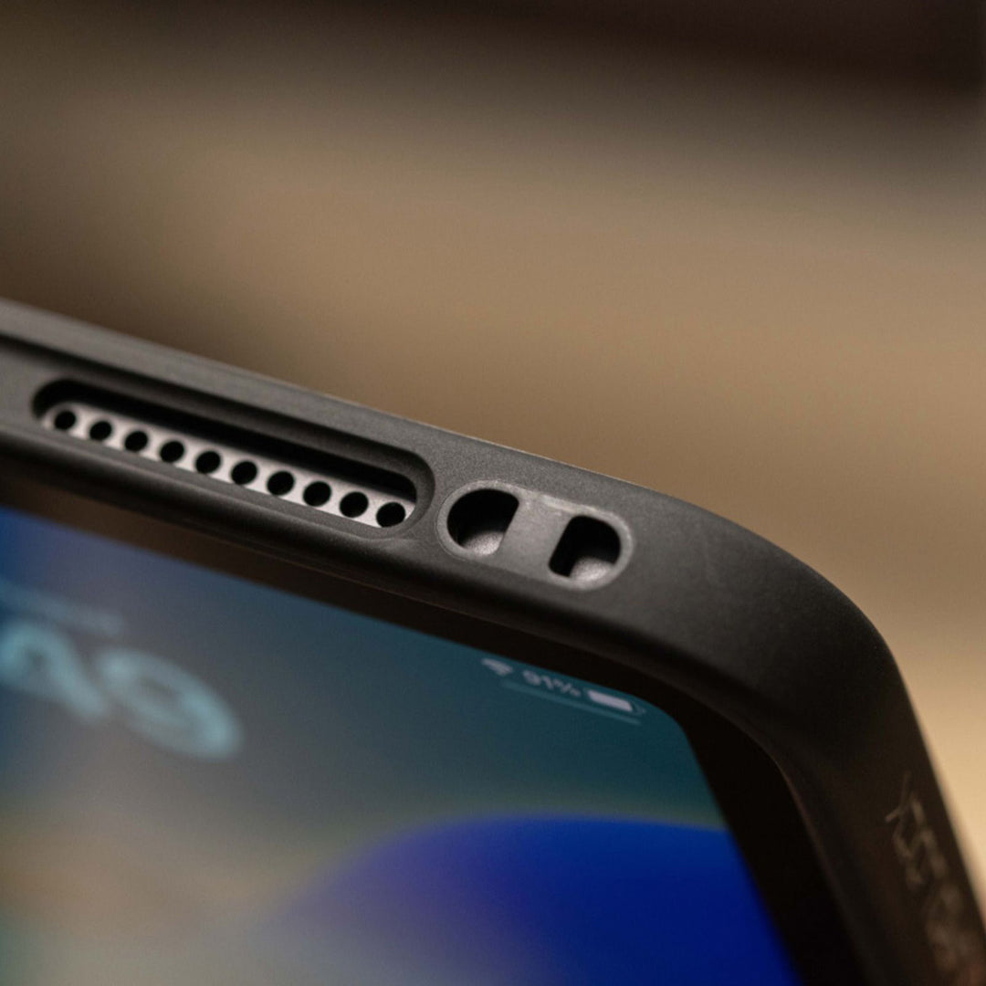 Quad Lock iPad Case - iPad Mini 6 MAG - Lifestyle Close-Up of Case Corner Details