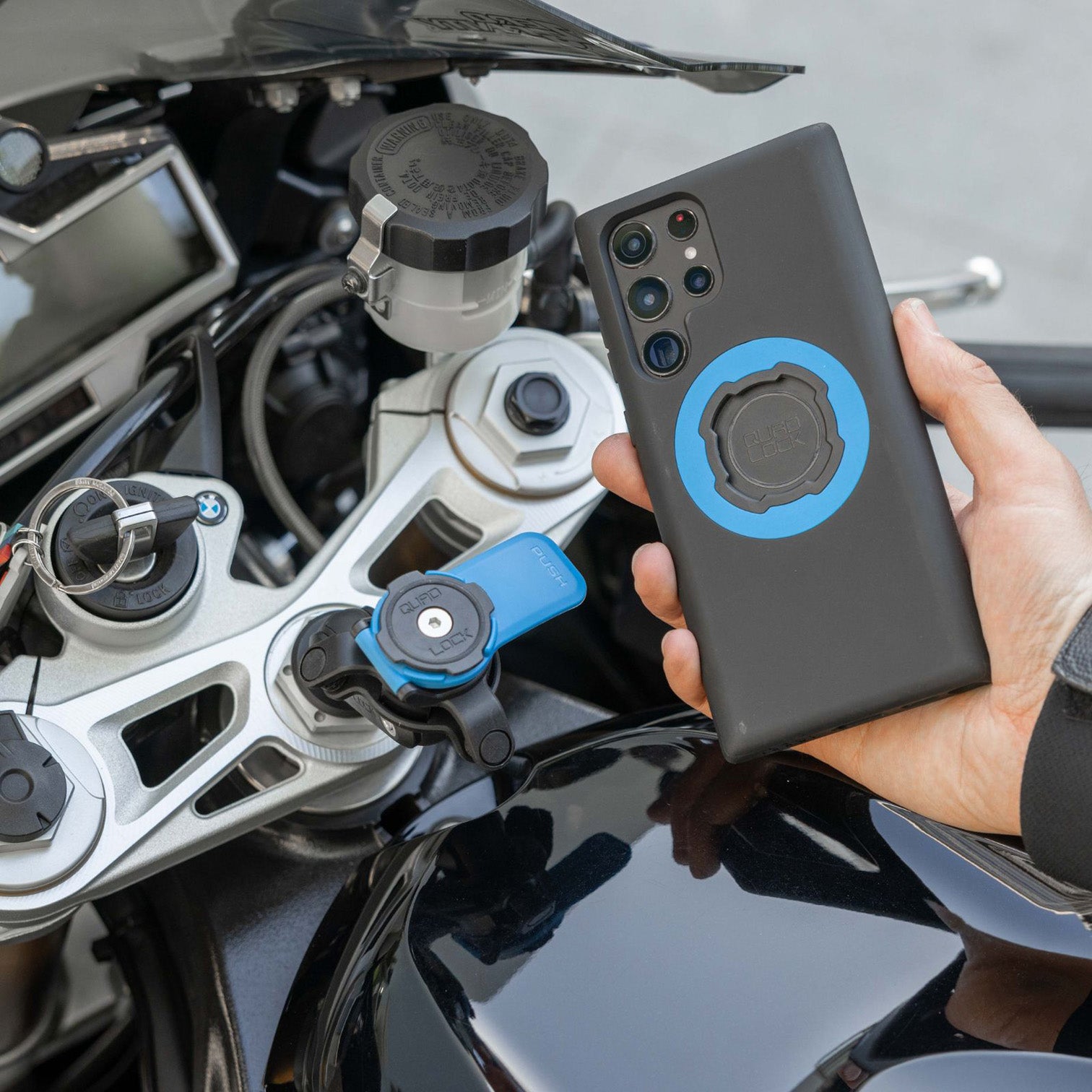 Quad Lock Motorcycle Fork Stem Mount – Sprocketz