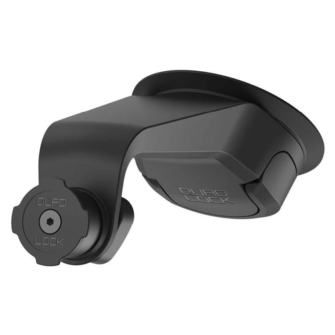 Quad Lock Suction Windscreen/Dash Mount - Angled Side View