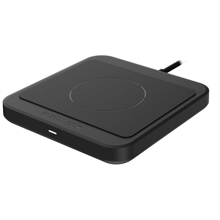 Quad Lock Wireless Charging Pad - Angled Side View