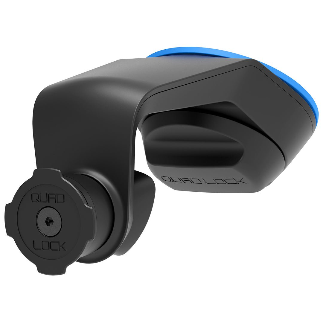Quad Lock Windscreen/Dash Car Mount - Angled Side View