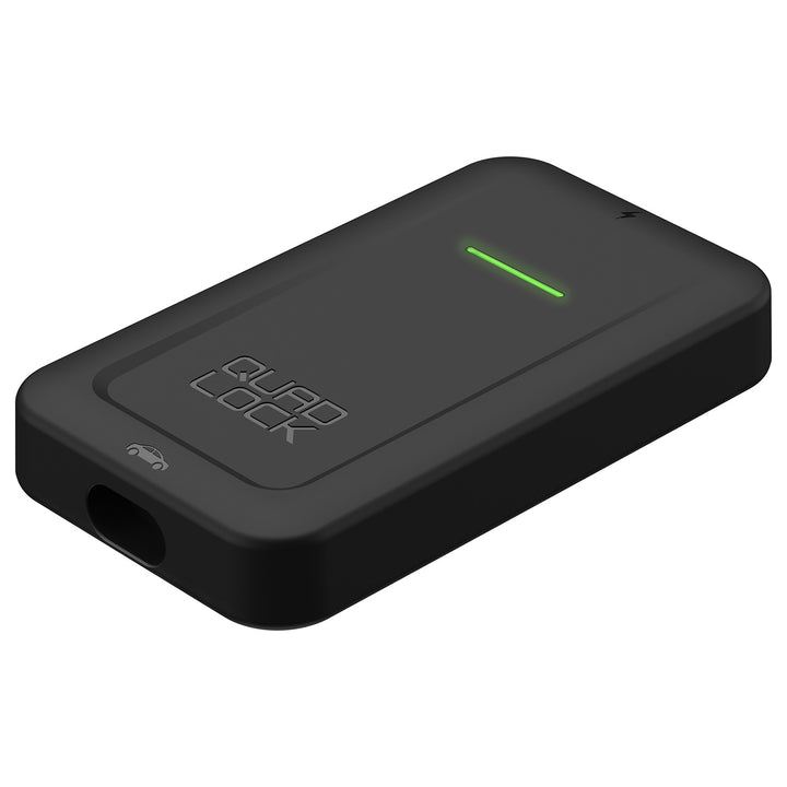 Quad Lock Wireless CarPlay Adaptor - Angled Side View