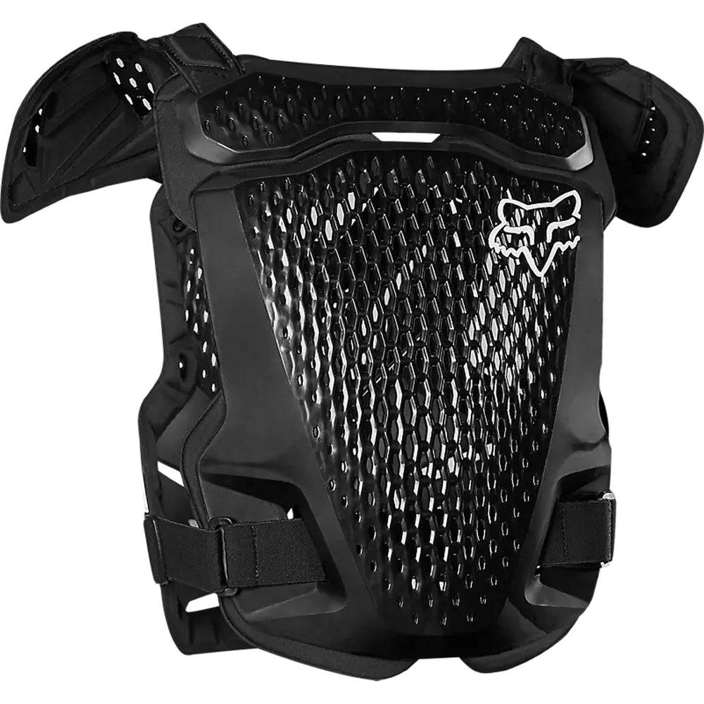 Fox Racing R3 Chest Guard Black - Rear View