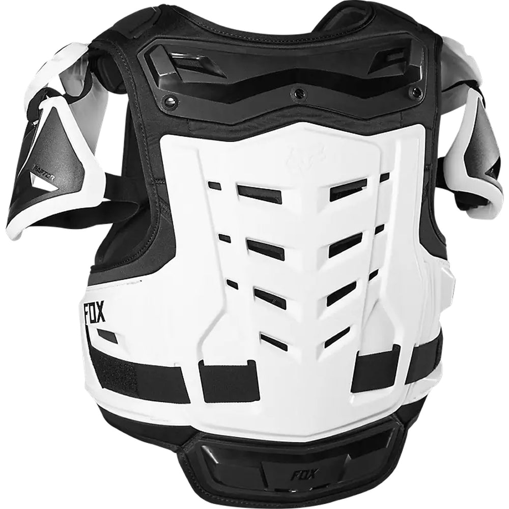 Fox Racing Raptor Vest CE Chest Guard Black/White - Rear View